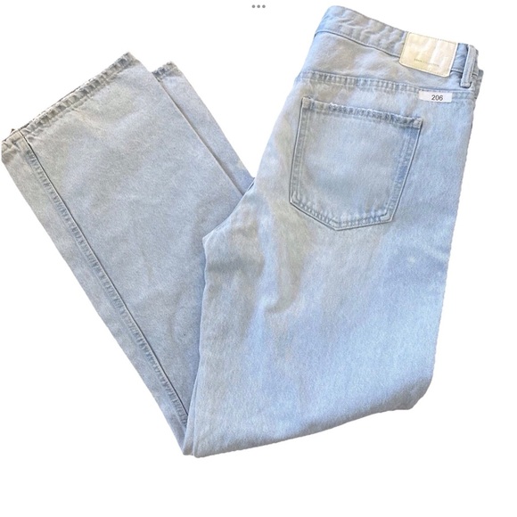 Bershka Loose Fit Straight Leg Light Wash Jeans, Women’s size 10 - Picture 14 of 14